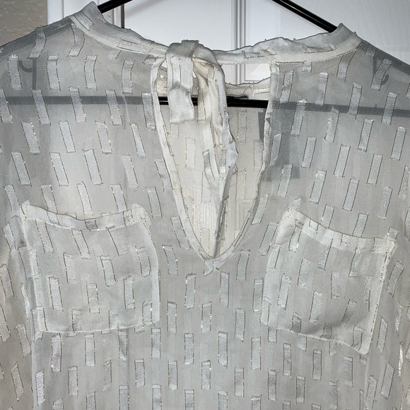 SALE! Abercrombie and Fitch sheer blouse - Picture 3 of 5